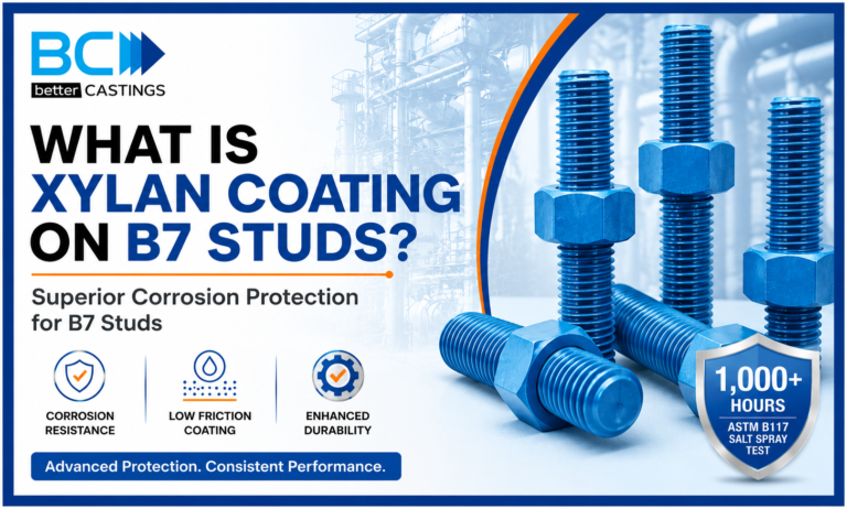What is Xylan coating on B7 studs? Blue Xylan-coated ASTM A193 Grade B7 studs with superior corrosion protection for industrial applications.